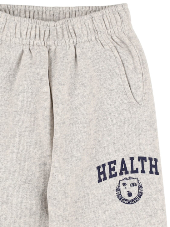 Sporty & Rich: Crown コットンブレンドスウェットパンツ - kids-boys_1 | Luisa Via Roma