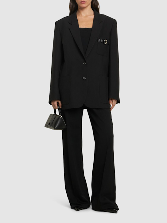 Coperni: Tailored blazer - Black - women_1 | Luisa Via Roma
