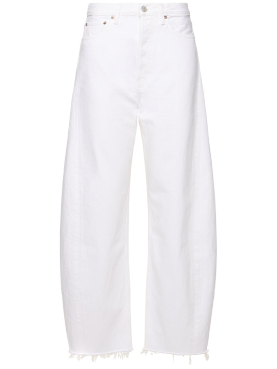 Agolde: Luna pieced cotton denim baggy jeans - women_0 | Luisa Via Roma