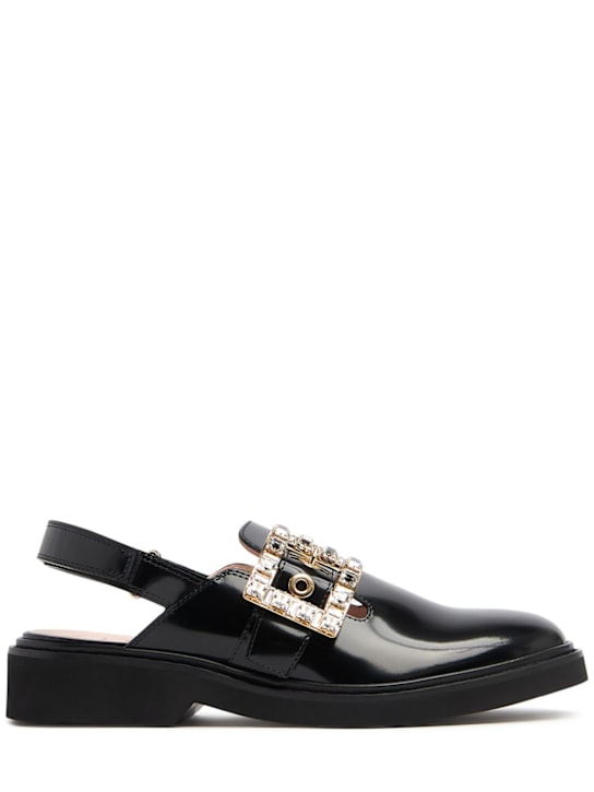 30mm Viv Rangers Strass leather mules
