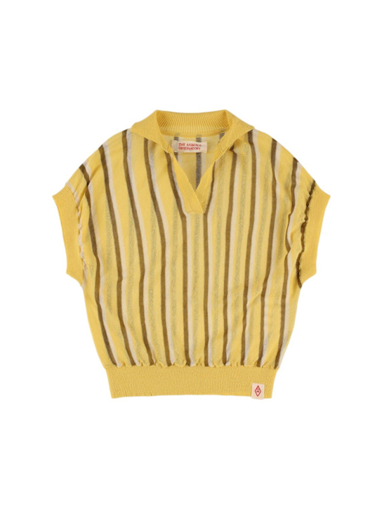 The Animals Observatory: Polohemd aus Baumwollmischung - Gelb - kids-boys_0 | Luisa Via Roma