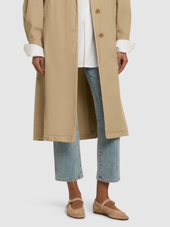 Le Monde Beryl: 10mm Suede Mary Jane flats - women_1 | Luisa Via Roma