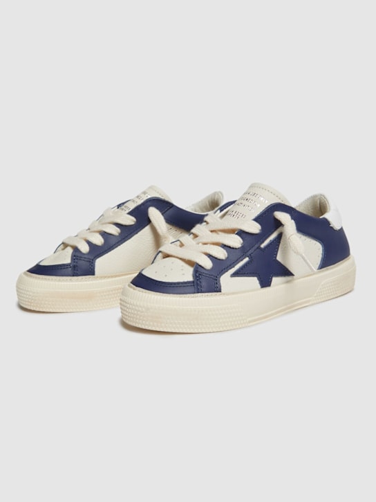 Golden Goose: May lace-up sneakers - kids-boys_1 | Luisa Via Roma