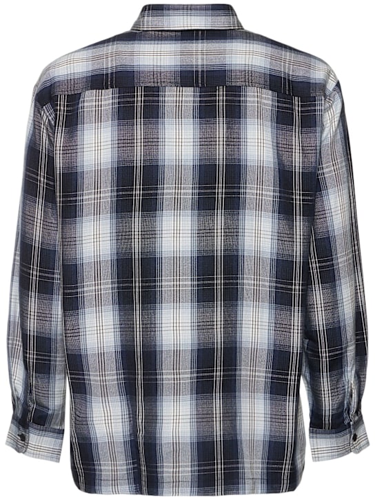 Carhartt WIP: Blanton loose fit check shirt - Mizar - men_3 | Luisa Via Roma