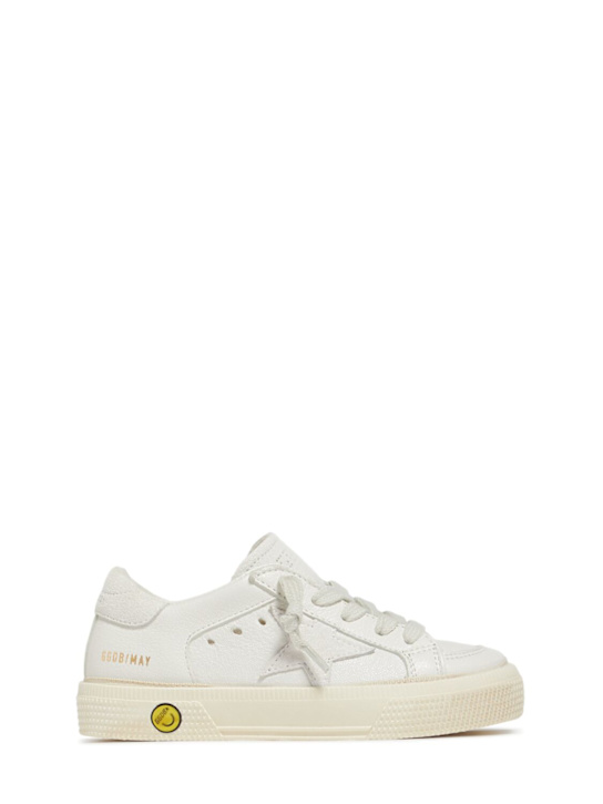 Golden Goose: May レザースニーカー - kids-girls_0 | Luisa Via Roma