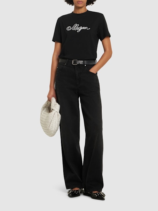 MSGM: T-shirt in jersey - women_1 | Luisa Via Roma
