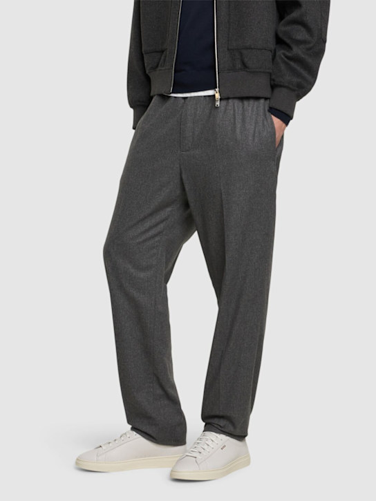 Boss: Kieran leather sneakers - men_1 | Luisa Via Roma