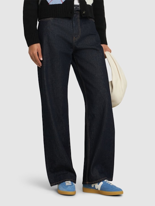 MSGM: Retro Trainer suede sneakers - women_1 | Luisa Via Roma