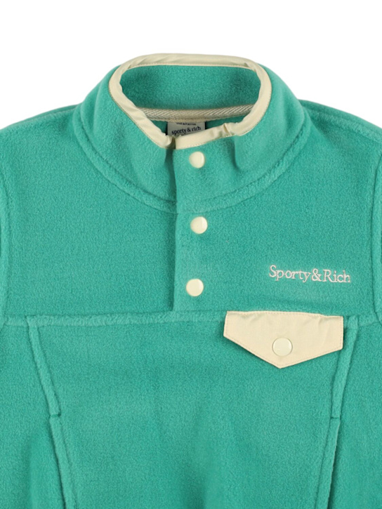 Sporty & Rich: ポーラーフリーススウェットシャツ - kids-boys_1 | Luisa Via Roma