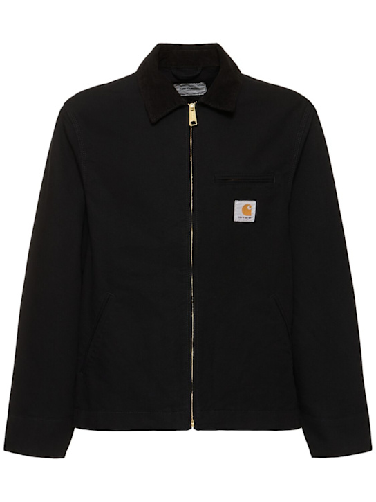 Carhartt WIP: Detroit cotton canvas zip jacket - men_0 | Luisa Via Roma