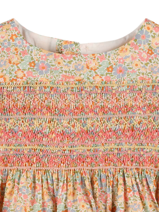 Bonpoint: モスリンコットンワンピース - マルチカラー - kids-girls_1 | Luisa Via Roma
