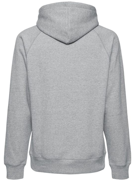 Carhartt WIP: Chase cotton blend zip hoodie - Heather Grey - men_3 | Luisa Via Roma