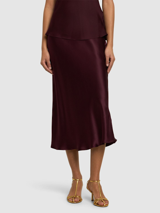 Studio Amelia: 70mm Aviary metallic leather sandals - Gold - women_1 | Luisa Via Roma