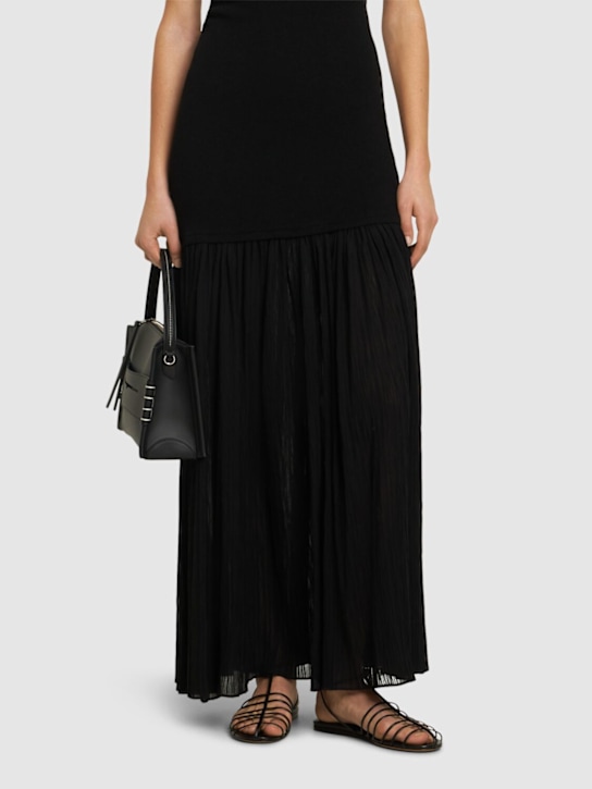 Proenza Schouler: 10mm Cage leather sandals - Black - women_1 | Luisa Via Roma