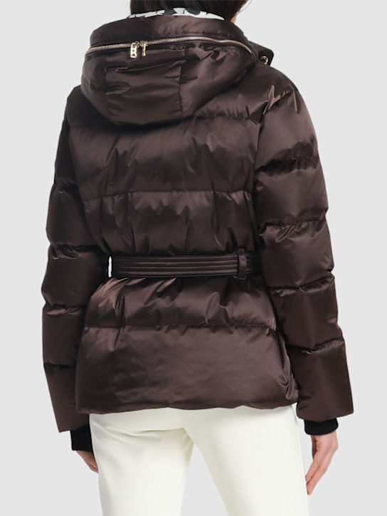 Bogner: Selma 2 layer functional down jacket - Black Coffee - women_2 | Luisa Via Roma