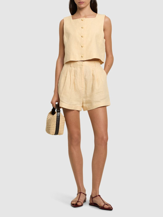 POSSE: Rio linen shorts - women_1 | Luisa Via Roma