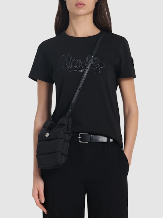 Moncler: Small nylon tote bag - women_1 | Luisa Via Roma