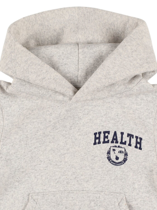 Sporty & Rich: Diana コットンブレンドフーデッドスウェットシャツ - kids-girls_1 | Luisa Via Roma