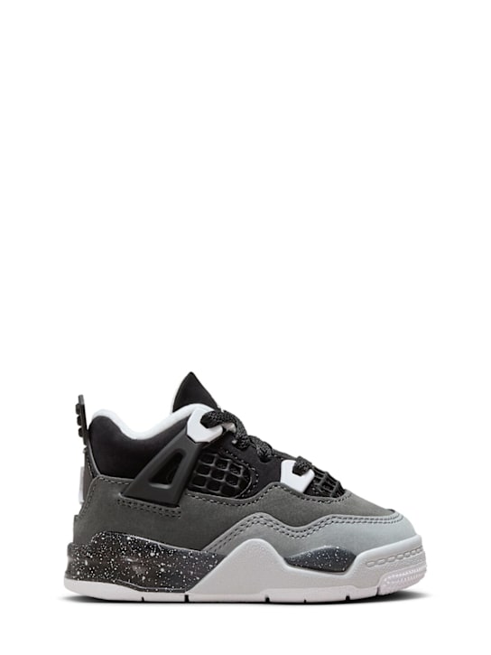 Jordan: Jordan 4 Retro sneakers - Black/White - kids-boys_0 | Luisa Via Roma