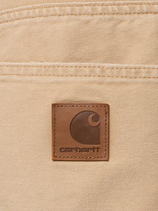 Carhartt WIP: Landon pants w/ vintage label - Dusty Brown - men_4 | Luisa Via Roma