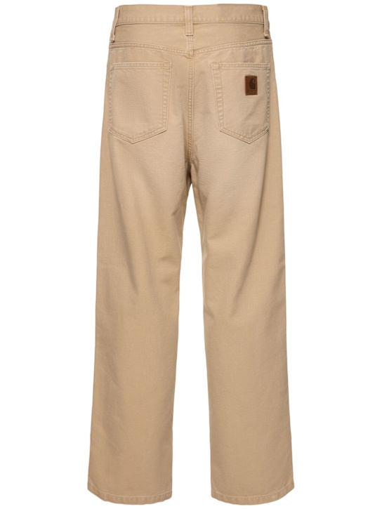 Carhartt WIP: Landon pants w/ vintage label - Dusty Brown - men_3 | Luisa Via Roma