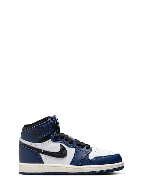 Jordan: Jordan 1 Retro High OG sneakers - Midnight Blue - kids-boys_0 | Luisa Via Roma