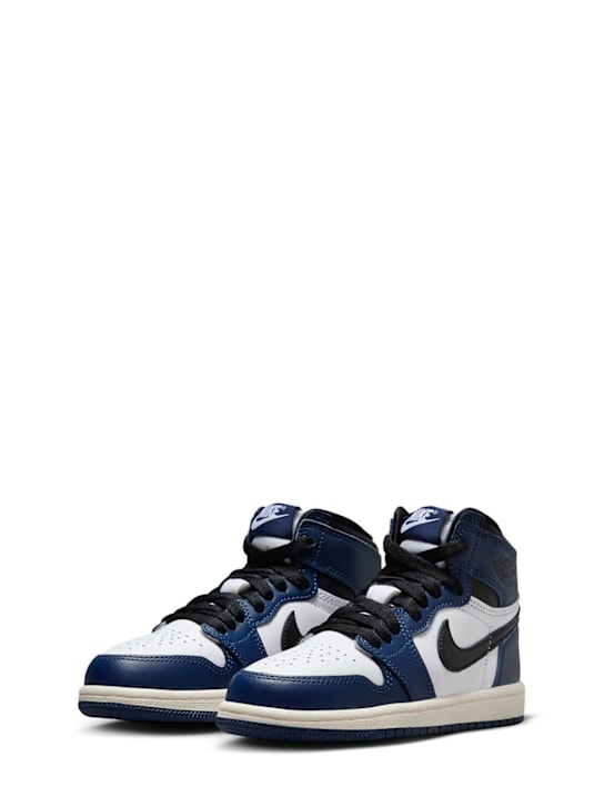 Jordan: Jordan 1 Retro High OG sneakers - Midnight Blue - kids-boys_1 | Luisa Via Roma