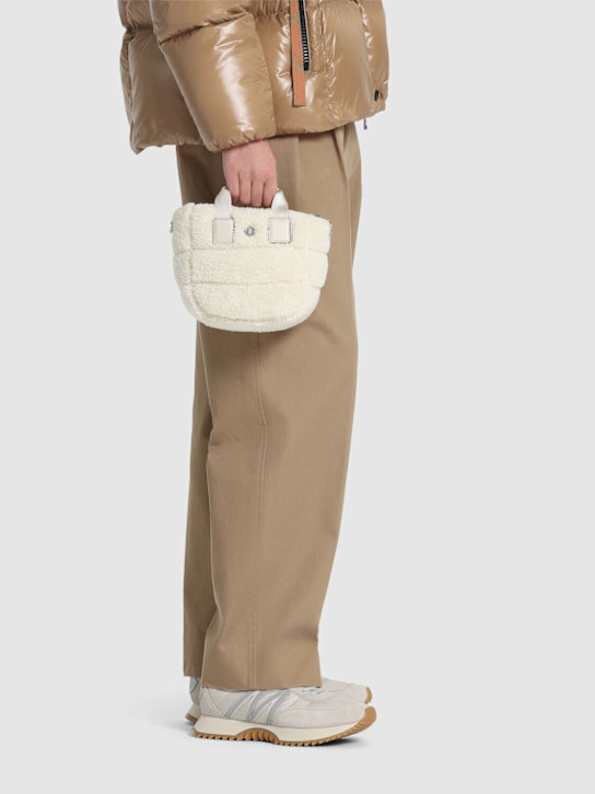 Moncler: Teddy capsule Caradoc mini tote bag - women_1 | Luisa Via Roma