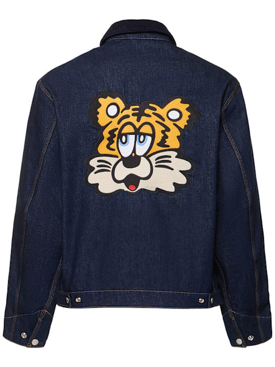 Kenzo Paris: Verdy Collection padded workwear jacket - Denim - men_3 | Luisa Via Roma