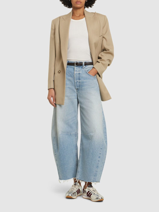 CITIZENS OF HUMANITY: Horseshoe high rise wide jeans - women_1 | Luisa Via Roma