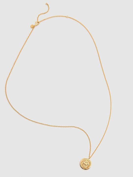 Tom Wood: Coin pendant necklace - Gold - men_1 | Luisa Via Roma