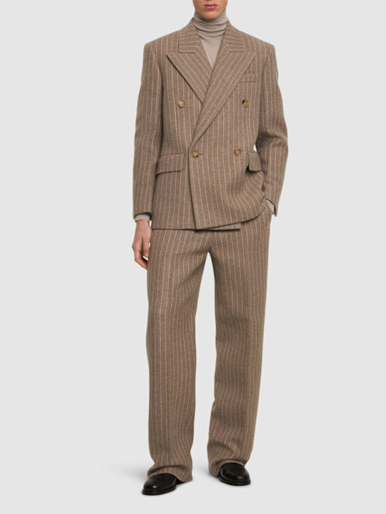 Burberry: Hose aus Wollmischung - men_1 | Luisa Via Roma