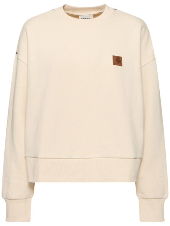 Carhartt WIP: Eldon cotton blend sweatshirt - women_0 | Luisa Via Roma
