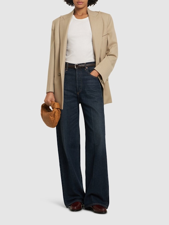 CITIZENS OF HUMANITY: Ayla high rise baggy jeans - Blue - women_1 | Luisa Via Roma