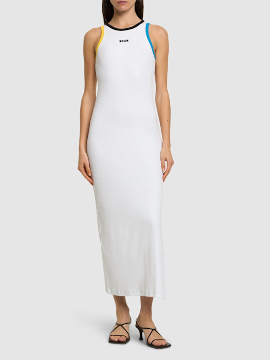 Logo jersey midi tank dress - Thumbnail 2