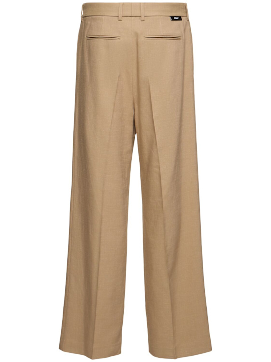 MSGM: Viscose blend pants - men_1 | Luisa Via Roma