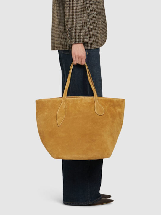 Liffner: Sprout suede tote bag - women_1 | Luisa Via Roma
