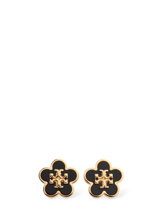 Tory Burch: Kira enamel flower stud earring - women_0 | Luisa Via Roma