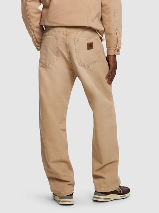 Carhartt WIP: Landon pants w/ vintage label - Dusty Brown - men_2 | Luisa Via Roma