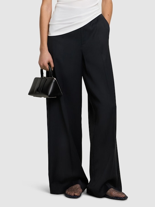 Christopher Esber: Minette mesh & crystal flats - women_1 | Luisa Via Roma