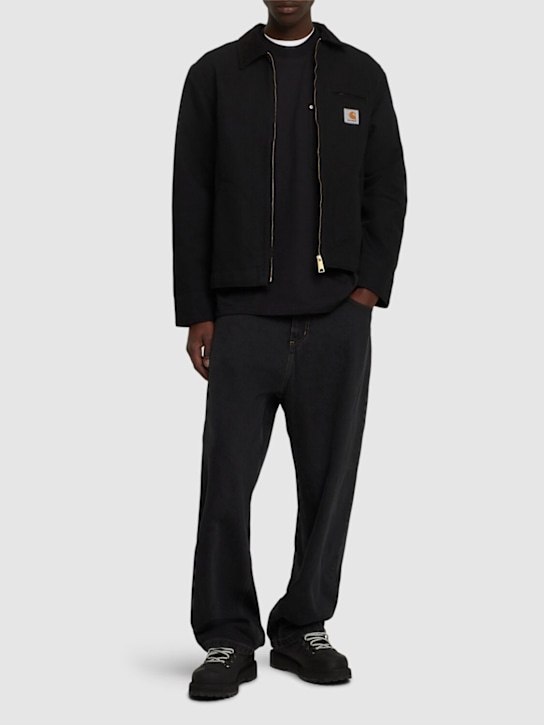 Carhartt WIP: Detroit cotton canvas zip jacket - men_1 | Luisa Via Roma