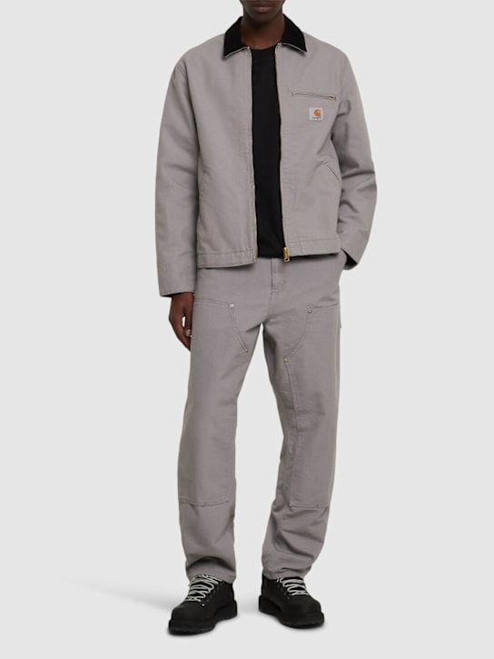 Carhartt WIP: L32 Double-knee canvas pants - men_1 | Luisa Via Roma