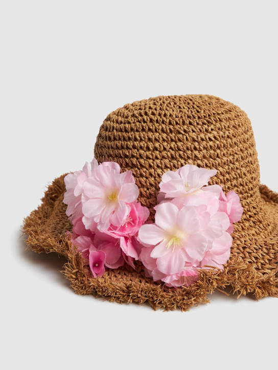 Monnalisa: Cappello intrecciato - Marrone - kids-girls_1 | Luisa Via Roma