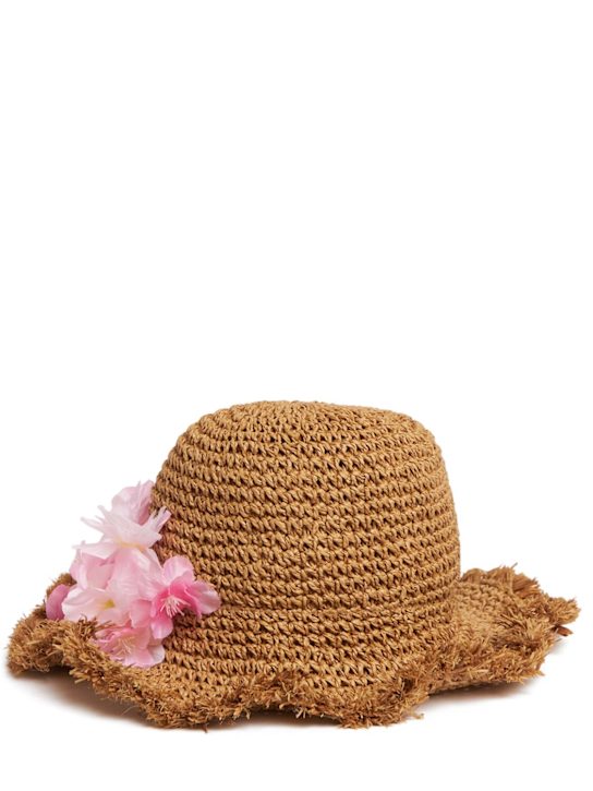 Monnalisa: Cappello intrecciato - Marrone - kids-girls_0 | Luisa Via Roma