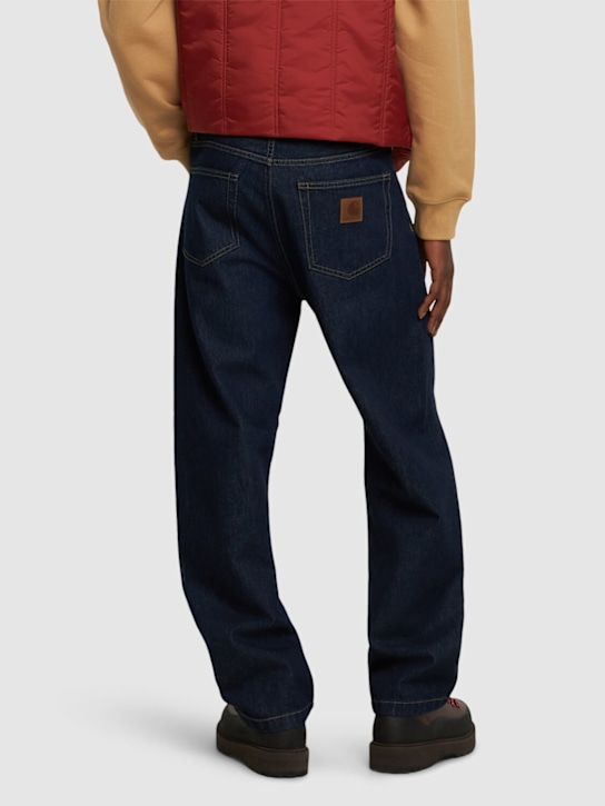 Carhartt WIP: Landon blue rinsed wash jeans - Rinsed Blue - men_2 | Luisa Via Roma