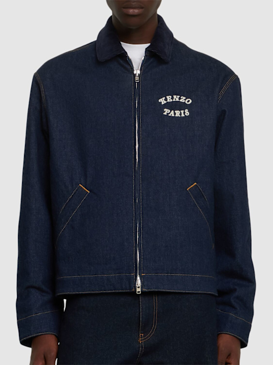 Kenzo Paris: Verdy Collection padded workwear jacket - Denim - men_2 | Luisa Via Roma