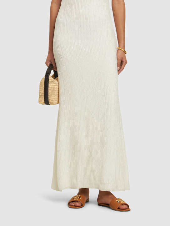 Tory Burch: 10mm Eleanor leather slide sandals - women_1 | Luisa Via Roma