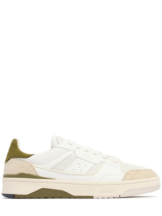 Axel Arigato: Clay sneakers - Off White/Gren - men_0 | Luisa Via Roma