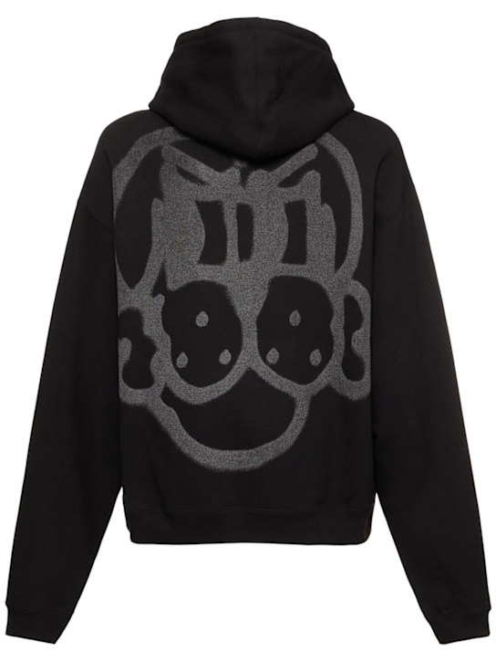 CHITO: Reflective Finesse hoodie - Black - men_4 | Luisa Via Roma