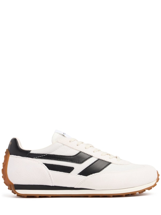 Tom Ford: Mick suede & technical fabric sneakers - men_0 | Luisa Via Roma
